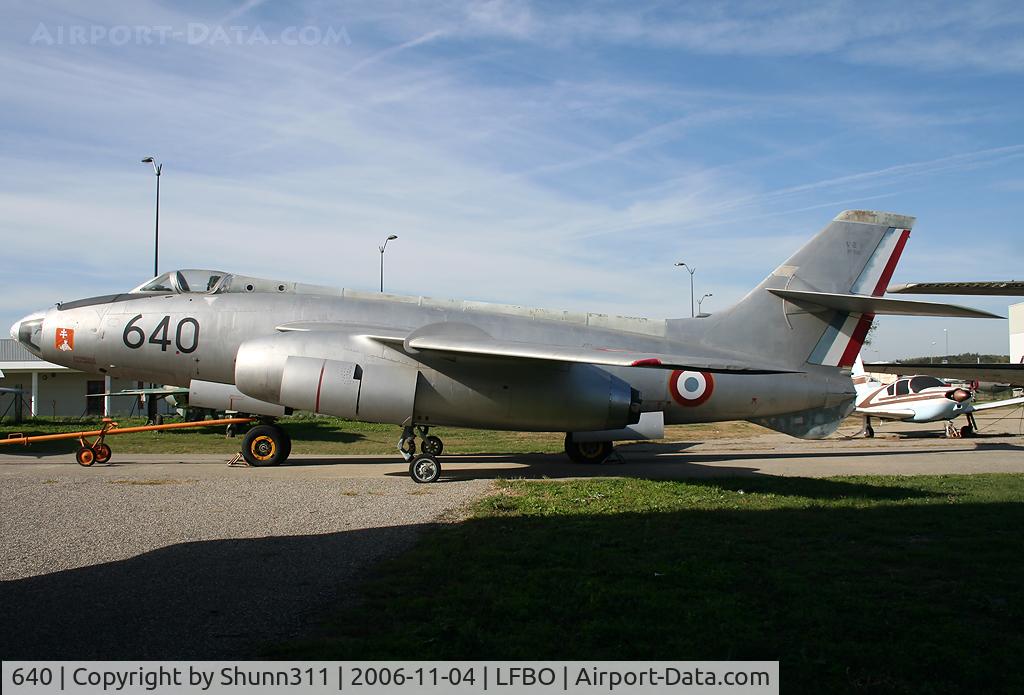 640, Sud Aviation SO.4050B Vautour IIB C/N 119, Preserved in Old Wings Association