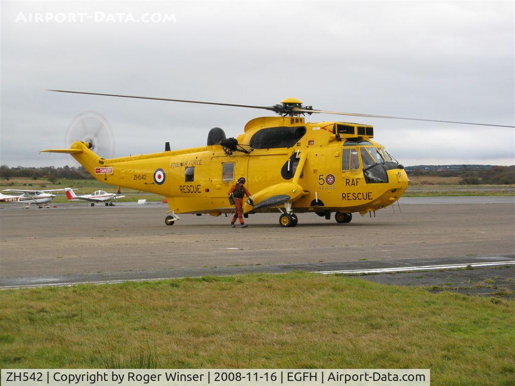 ZH542, Westland Sea King HAR.3A C/N WA1008, Sea King of A Flight 22 Squadron RAF at Swansea Airport.