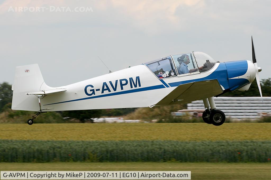 G-AVPM, 1957 SAN Jodel D-117 C/N 593, Departing Runway 11.