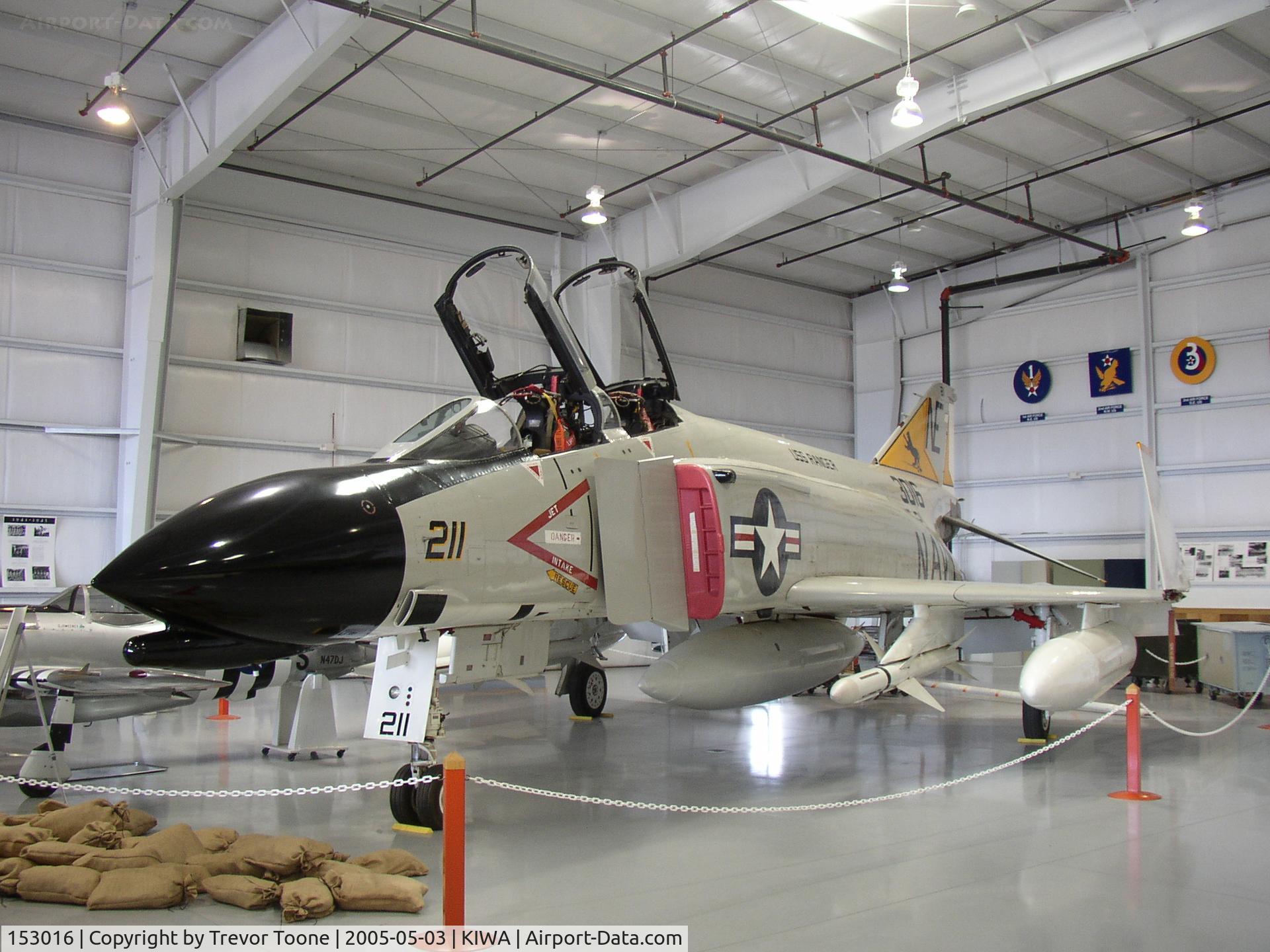 153016, McDonnell F-4N Phantom II C/N 1496, McD F4N Phantom c/n 1496