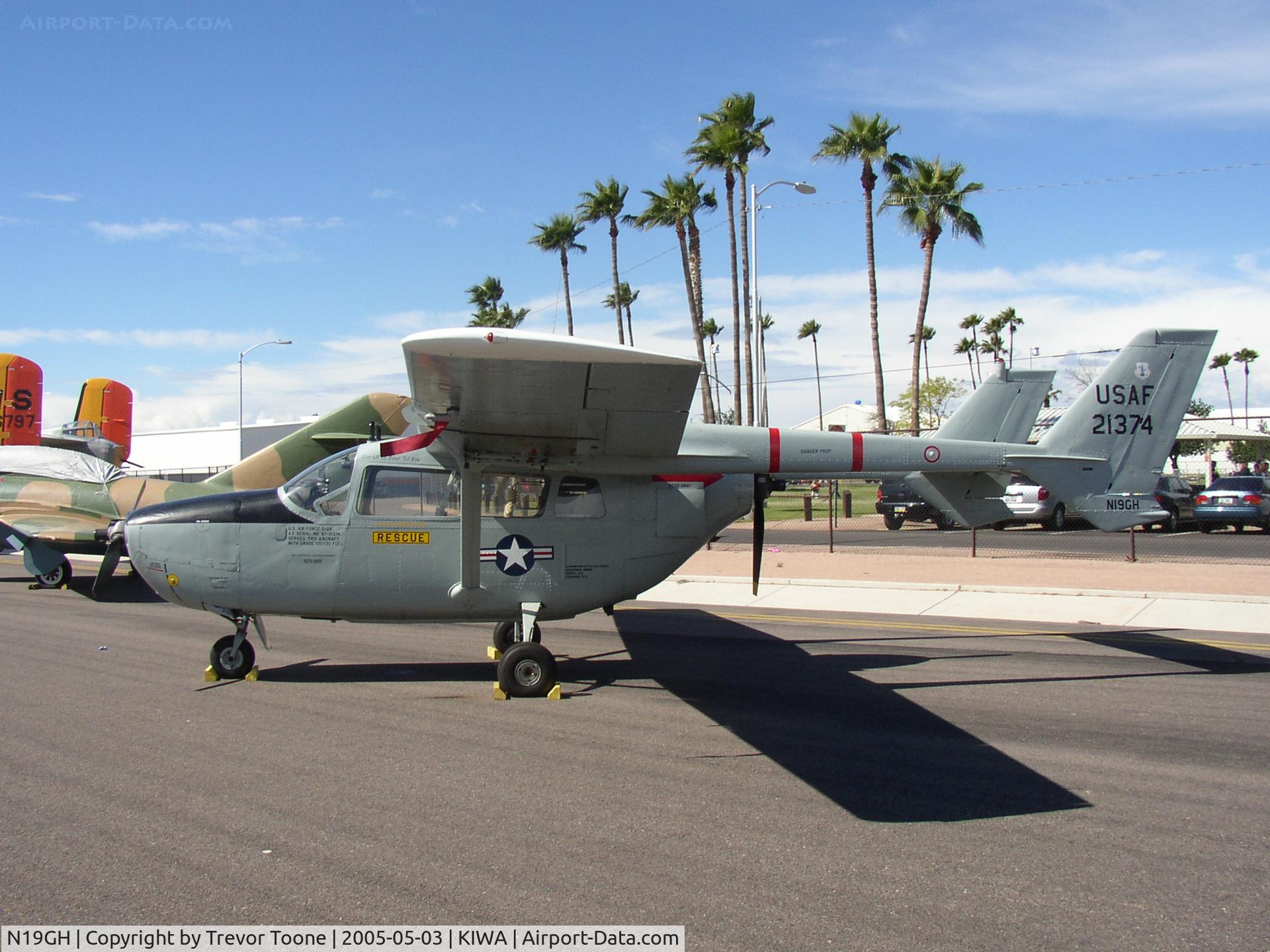 N19GH, 1967 Cessna O-2A Super Skymaster C/N 337M-0080, Cessna O-2A c/n 0080
