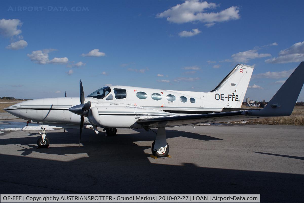 OE-FFE, Cessna 421C Golden Eagle C/N 421C0120, Flugplatz Wr.Neustadt