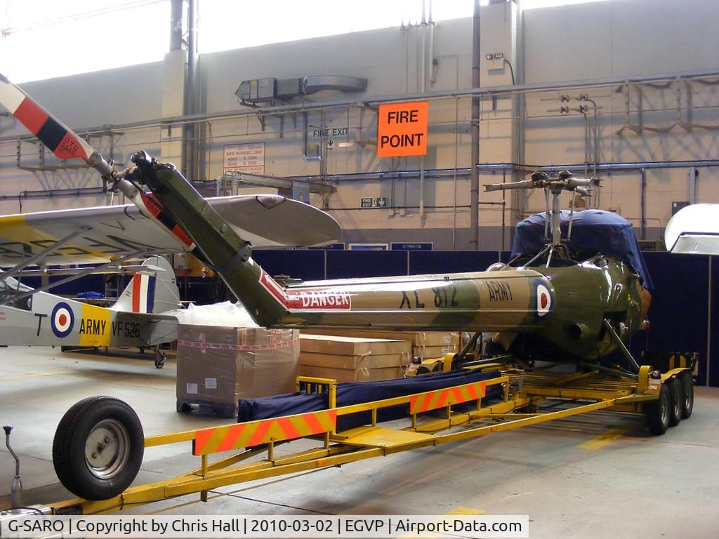 G-SARO, 1959 Saunders-Roe Skeeter AOP.12 C/N S2/5097, Army Air Corps Historic Aircraft Flight Skeeter AOP12