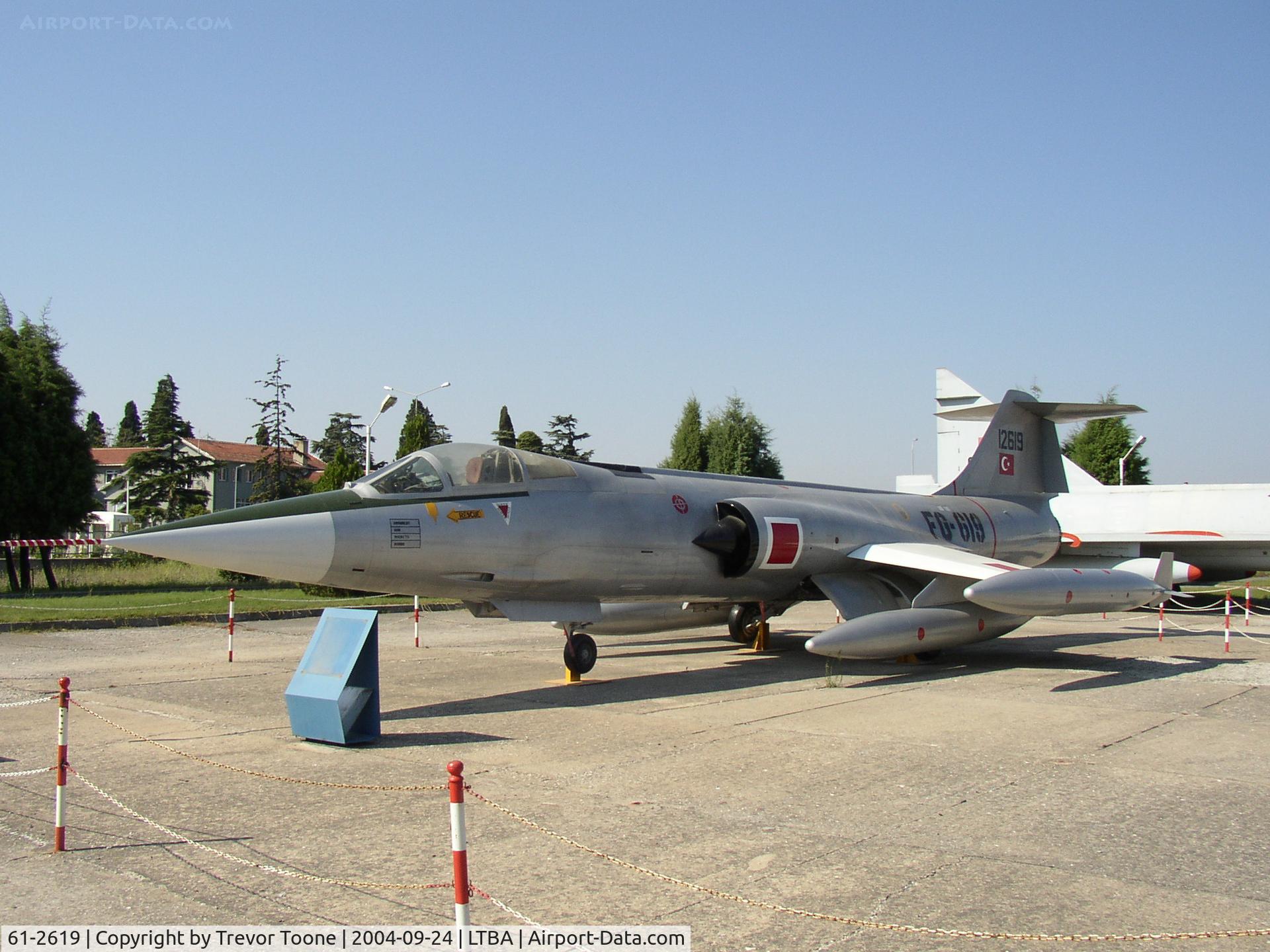 61-2619, Lockheed F-104G Starfighter C/N 683C-4019, F-104G Starfighter c/n 4019