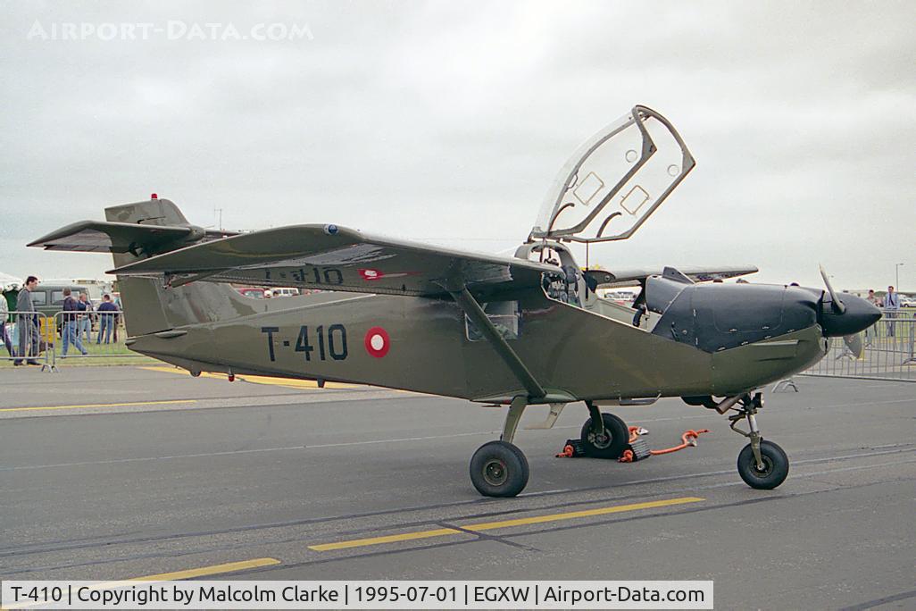 T-410, Saab T-17 Supporter C/N 15-210, Saab T-17 Supporter. From Karup Station Flight at RAF Waddington's Air Show in 1995.