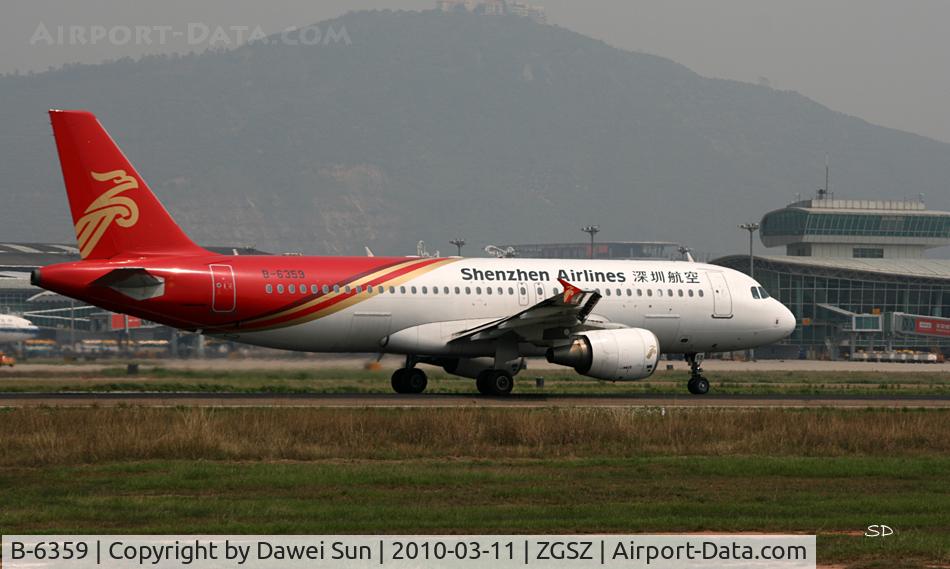 B-6359, 2008 Airbus A320-214 C/N 3456, shenzhen airliner