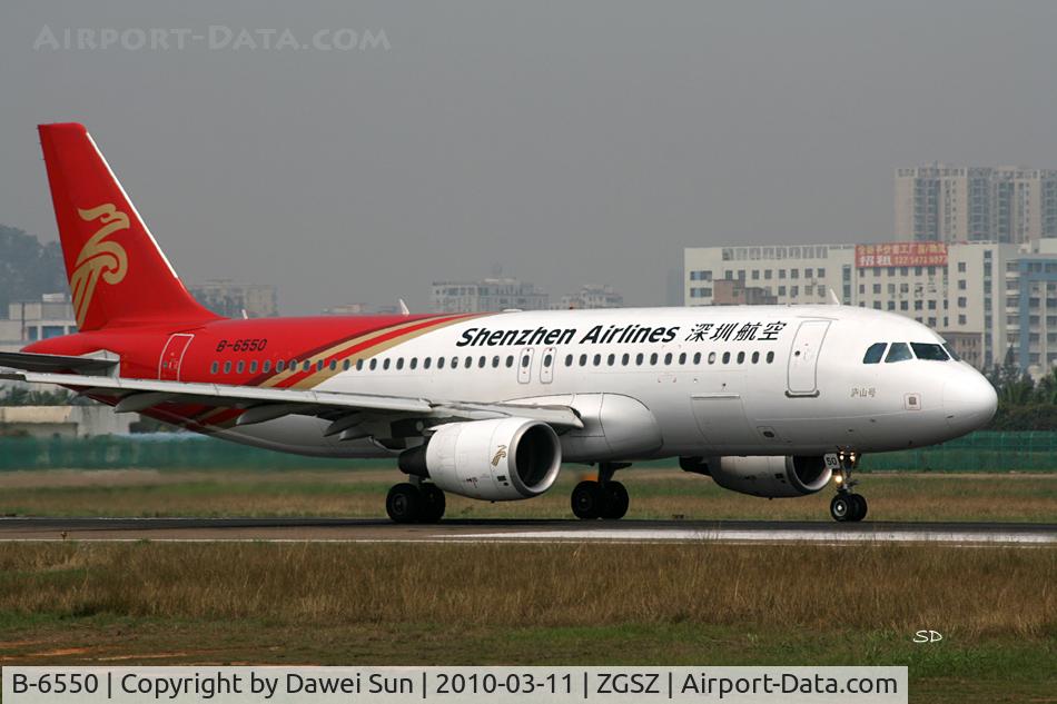 B-6550, 2008 Airbus A320-214 C/N 3756, shenzhenair