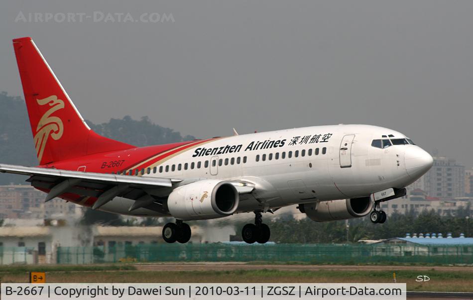 B-2667, 2000 Boeing 737-78S C/N 30170, shenzhenair