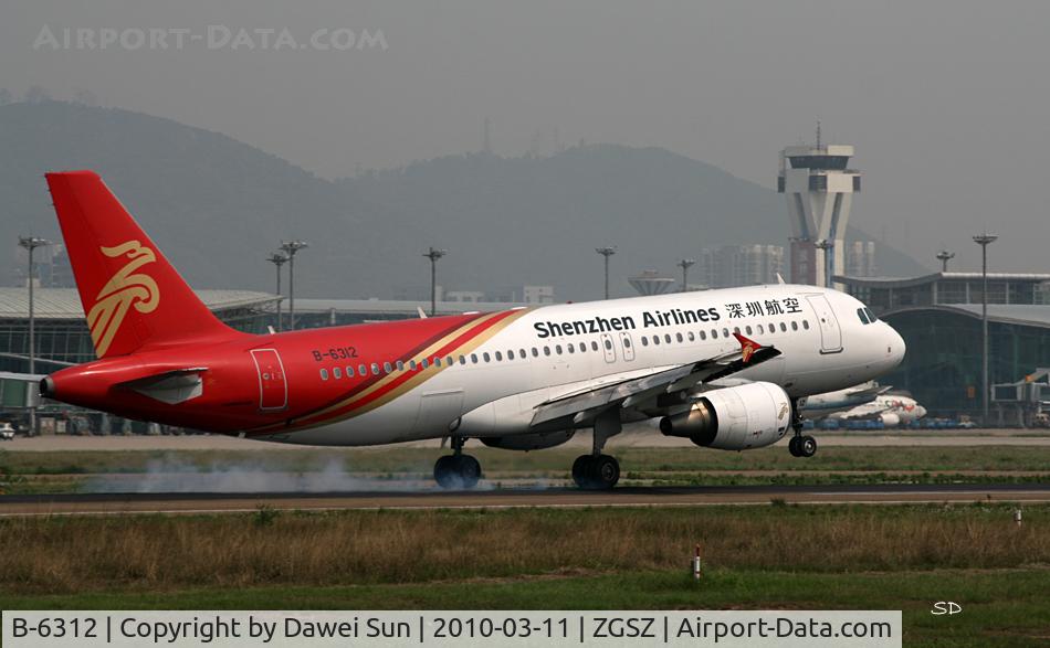 B-6312, 2007 Airbus A320-214 C/N 3131, 6312