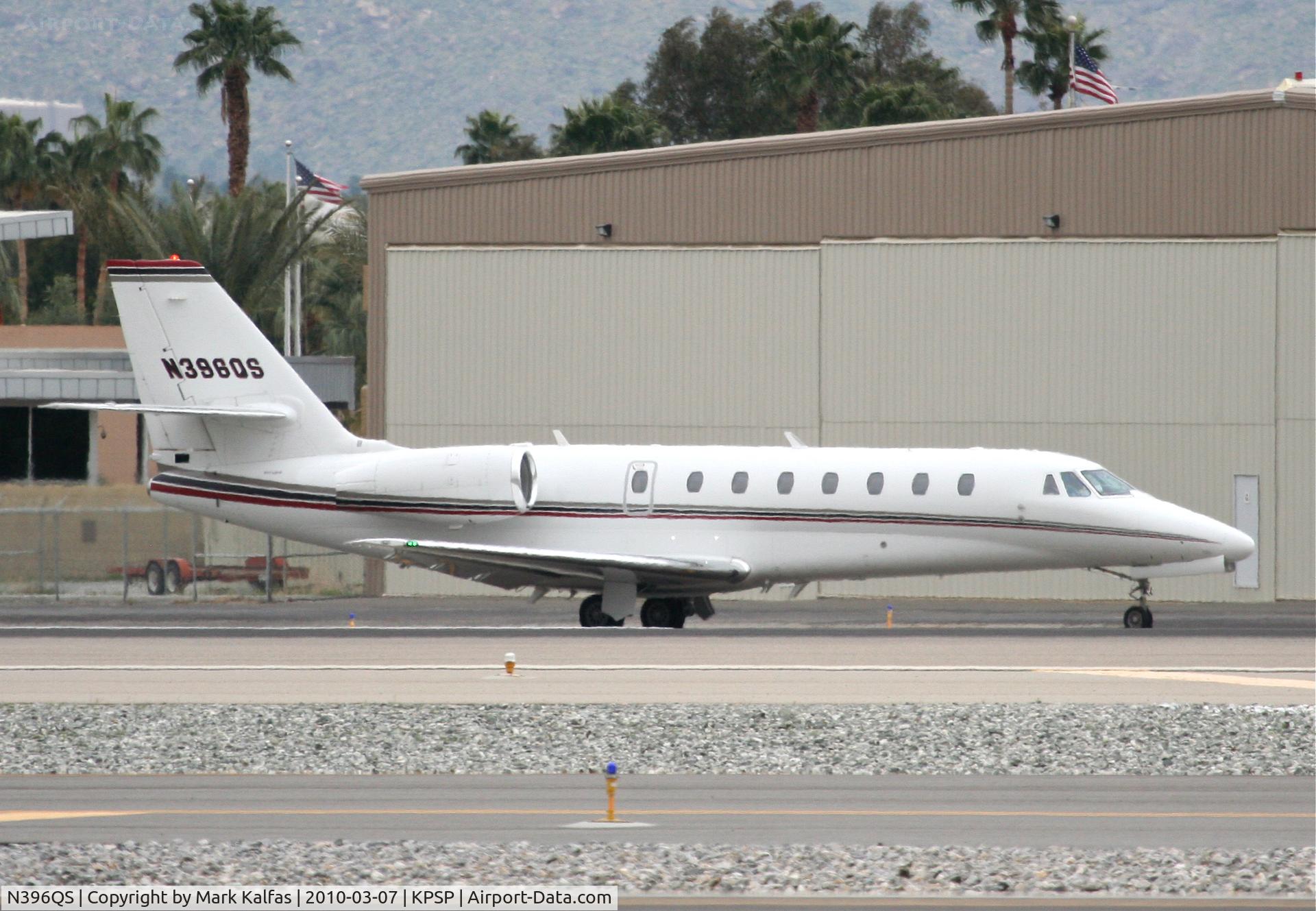 N396QS, 2008 Cessna 680 Citation Sovereign C/N 680-0240, NetJets/Marquis Jet Cessna 680 Citation Sovereign, taxiing to 13R via Whiskey for a quick trip to KUDD.