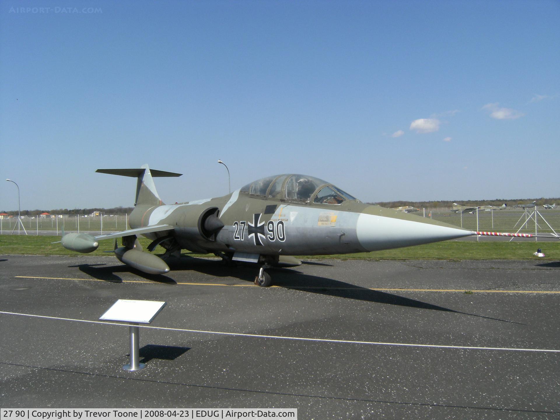 27 90, Lockheed TF-104G Starfighter C/N 583F-5920, Lockheed TF-104G Starfighter c/n 5920