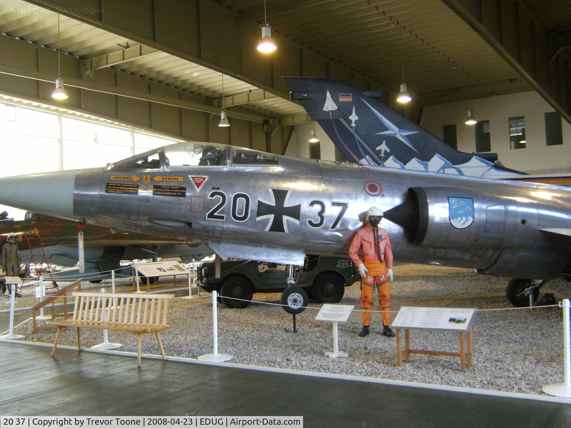 20 37, Lockheed F-104G Starfighter C/N 683-2044, F-104G Starfighter c/n 2044