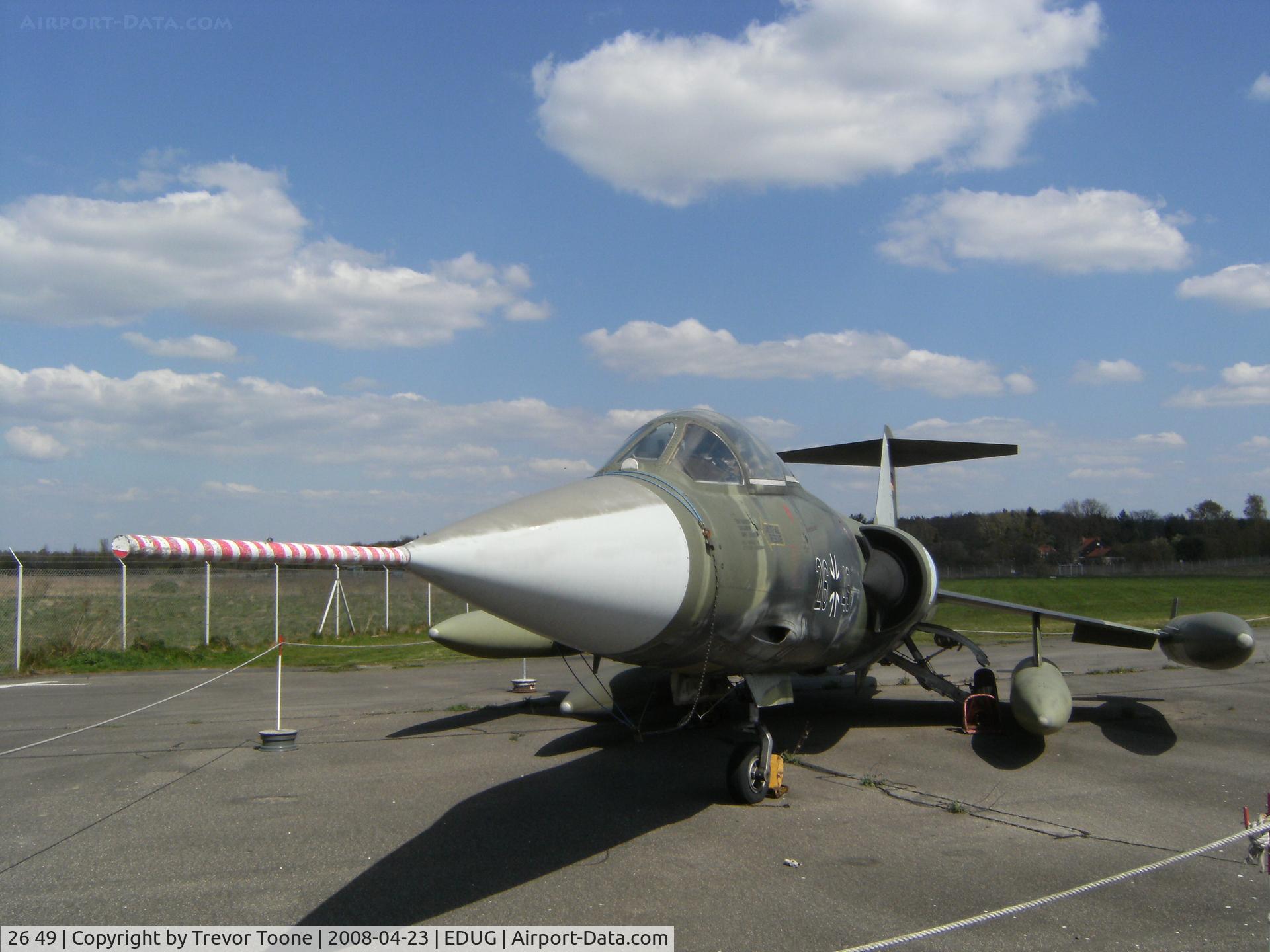 26 49, Lockheed F-104G Starfighter C/N 683-7309, F-104G Starfighter c/n 7309