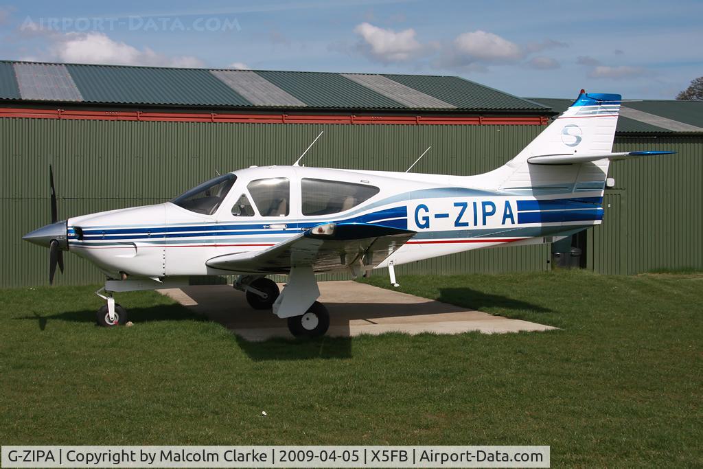 G-ZIPA, 1979 Rockwell Commander 114A C/N 14505, Rockwell Commander 114A at Fishburn Airfield, UK in 2009.
