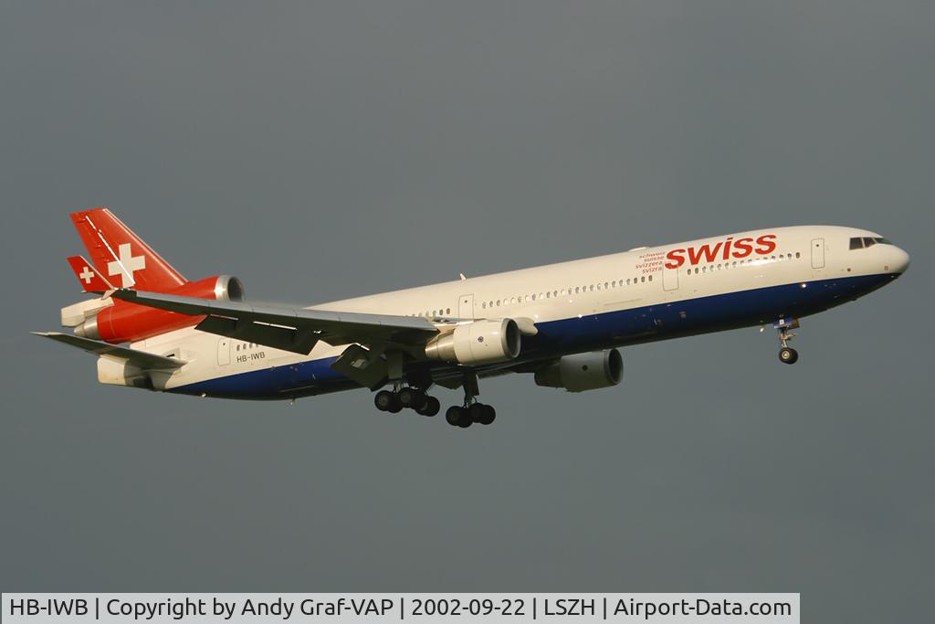 HB-IWB, 1991 McDonnell Douglas MD-11F C/N 48444, SWISS MD11
