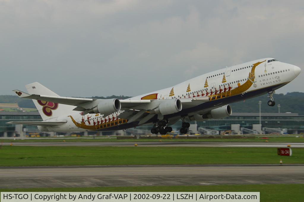 HS-TGO, 1993 Boeing 747-4D7 C/N 26609, Thai International 747-400
