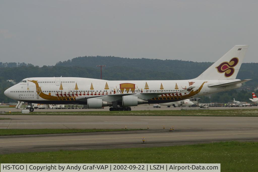 HS-TGO, 1993 Boeing 747-4D7 C/N 26609, Thai International 747-400