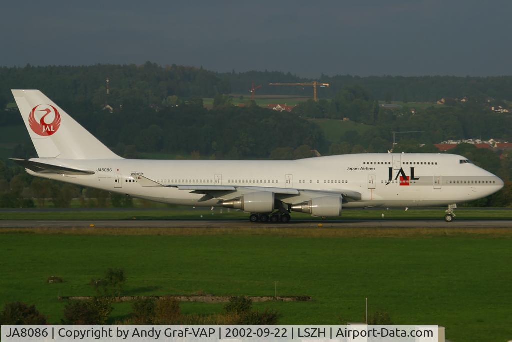 JA8086, 1991 Boeing 747-446 C/N 25308, Japan Airlines 747-400