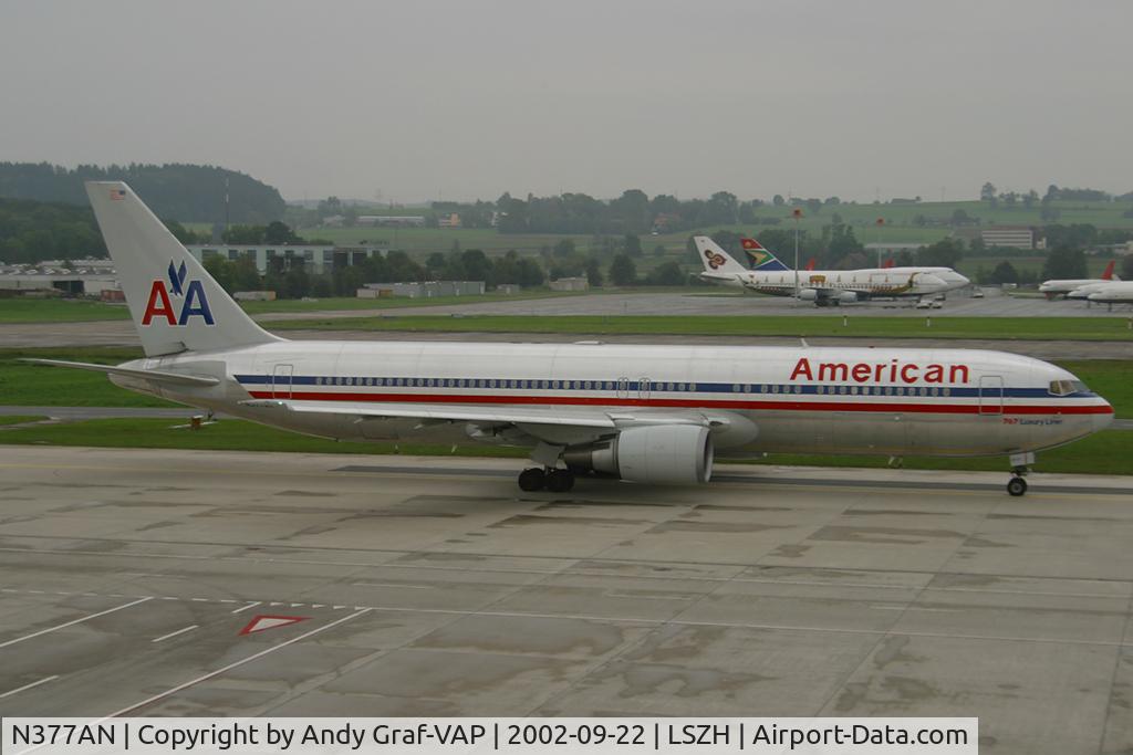 N377AN, 1992 Boeing 767-323 C/N 25446, American Airlines 767-300