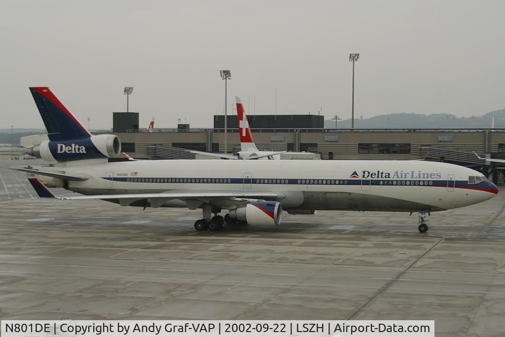 N801DE, 1991 McDonnell Douglas MD-11 C/N 48472, Delta Airlines MD11