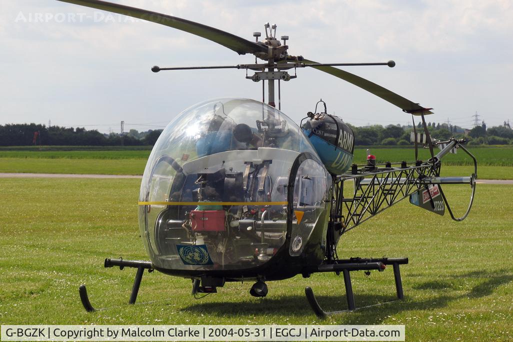 G-BGZK, 1966 Westland AB-47G-3B-1 C/N WA382, Westland AB-47G-3B-1. XT223 in the markings of the Army Air Corps at Sherburn's May fly-in in 2004..