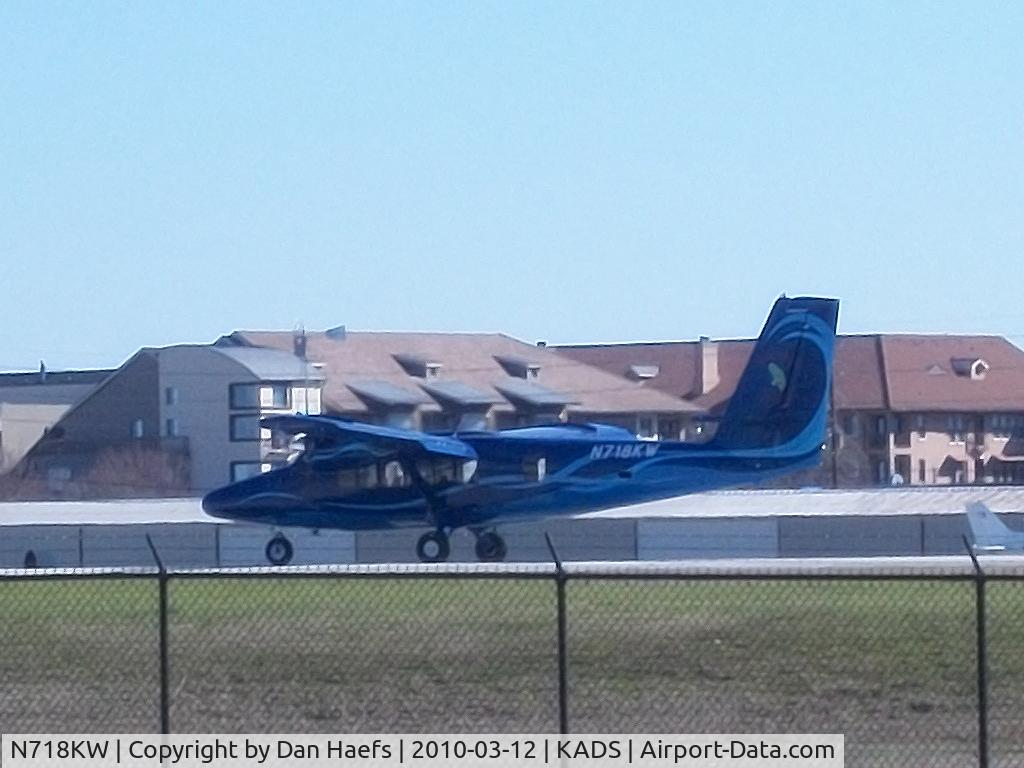 N718KW, 1968 De Havilland Canada DHC-6-200 Twin Otter C/N 120, Taken through glass from a distance...