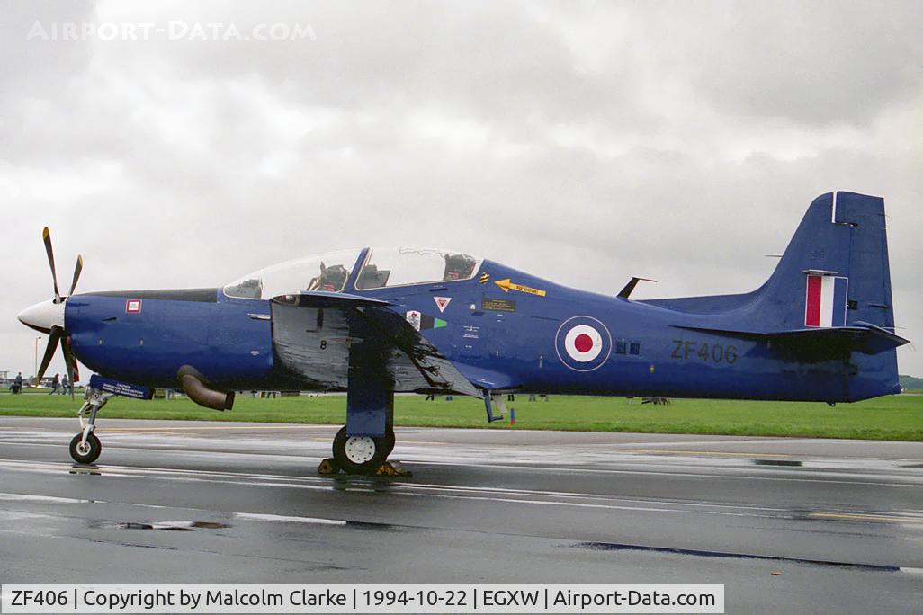 ZF406, 1992 Short S-312 Tucano T1 C/N S125/T96, Short S-312 Tucano T1. From the RAF Central Flying School based at Scampton at RAF Waddington's Photocall 94.