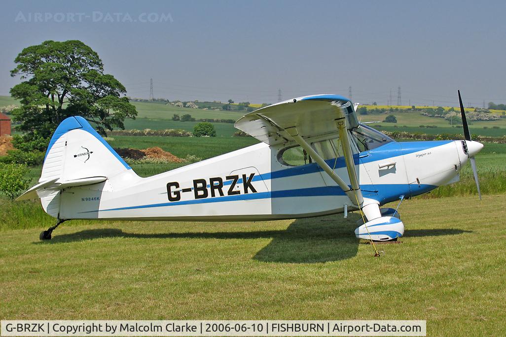 G-BRZK, 1947 Stinson 108-2 Voyager C/N 108-2846, Stinson 108-2 Voyager at Fishburn Airfield in 2006.