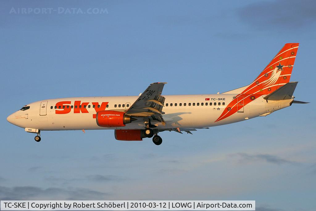 TC-SKE, 1992 Boeing 737-4Q8 C/N 25163, TC-SKE