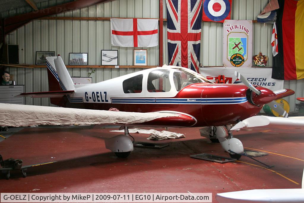 G-OELZ, 1972 Wassmer WA-52 Europa C/N 66, Hangared at Breighton.