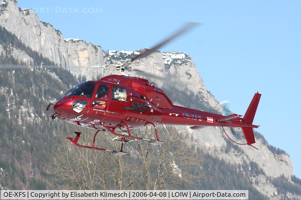 OE-XFS, Aerospatiale AS-355F-1 Ecureuil 2 C/N 5090, at Waidring Heliport (LOIW)