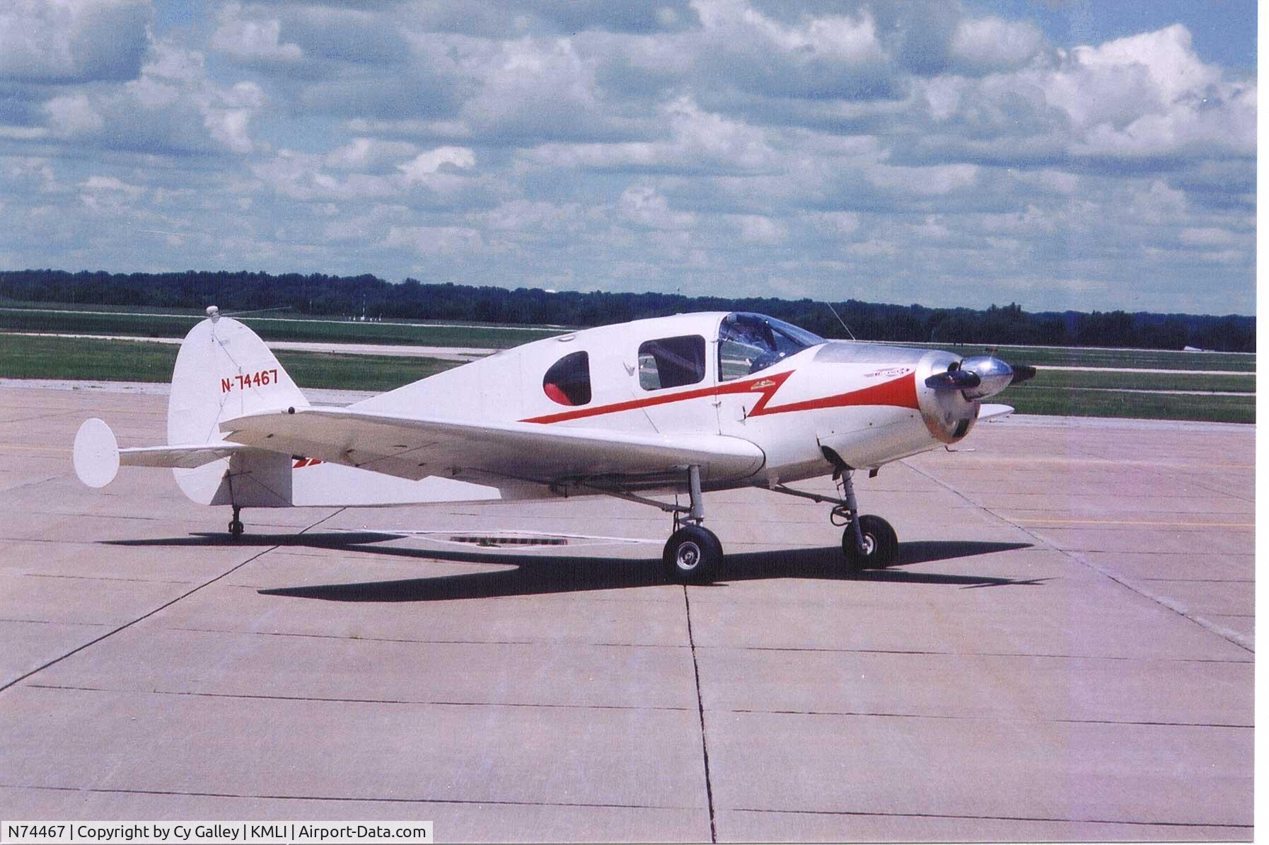 N74467, 1948 Bellanca 14-13-2 Cruisair Senior C/N 1580, 1948 Vellanca 14-13-3D