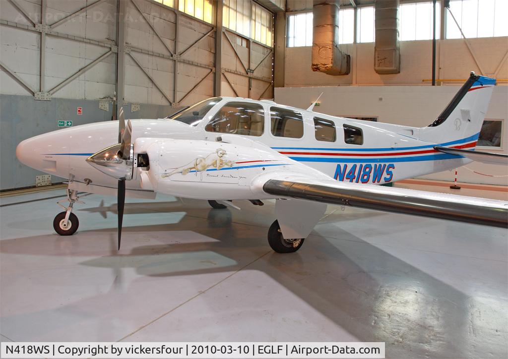 N418WS, 2000 Hawker Beechcraft Corp G58 Baron C/N TH-2254, Privately operated