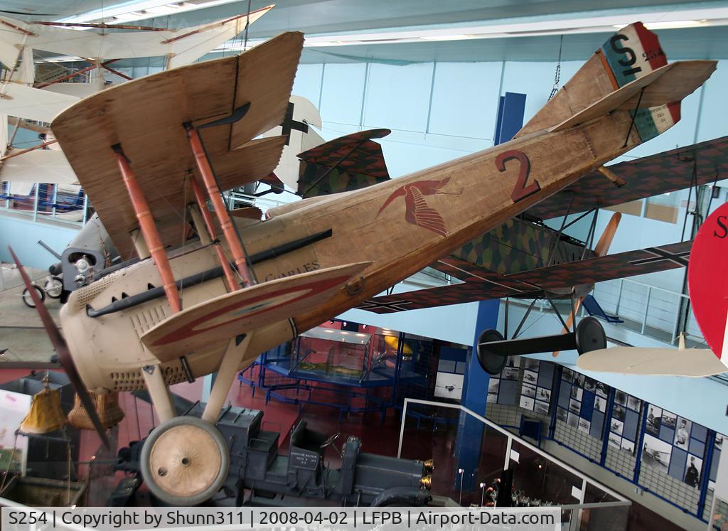 S254, SPAD S-VII C/N 254, SPAD VII preserved @ Le Bourget Museum