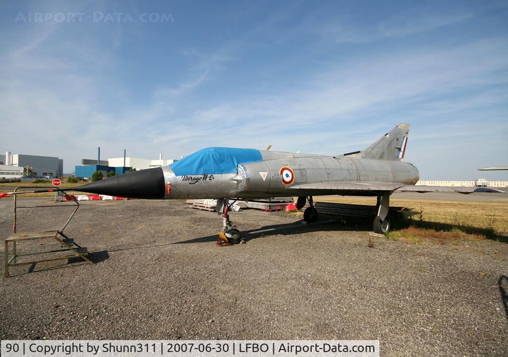 90, Dassault Mirage IIIC C/N 90, Preserved inside Old Wings Association