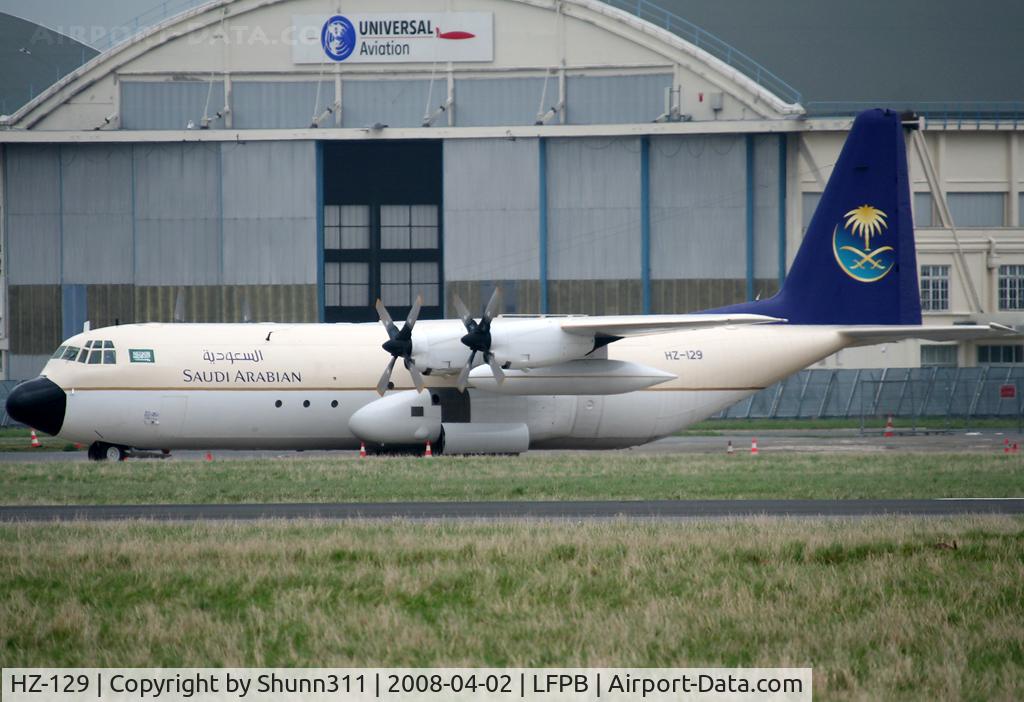 HZ-129, 1983 Lockheed L-100-30 Hercules (L-382G) C/N 382-4957, Parked at the Cargo apron...