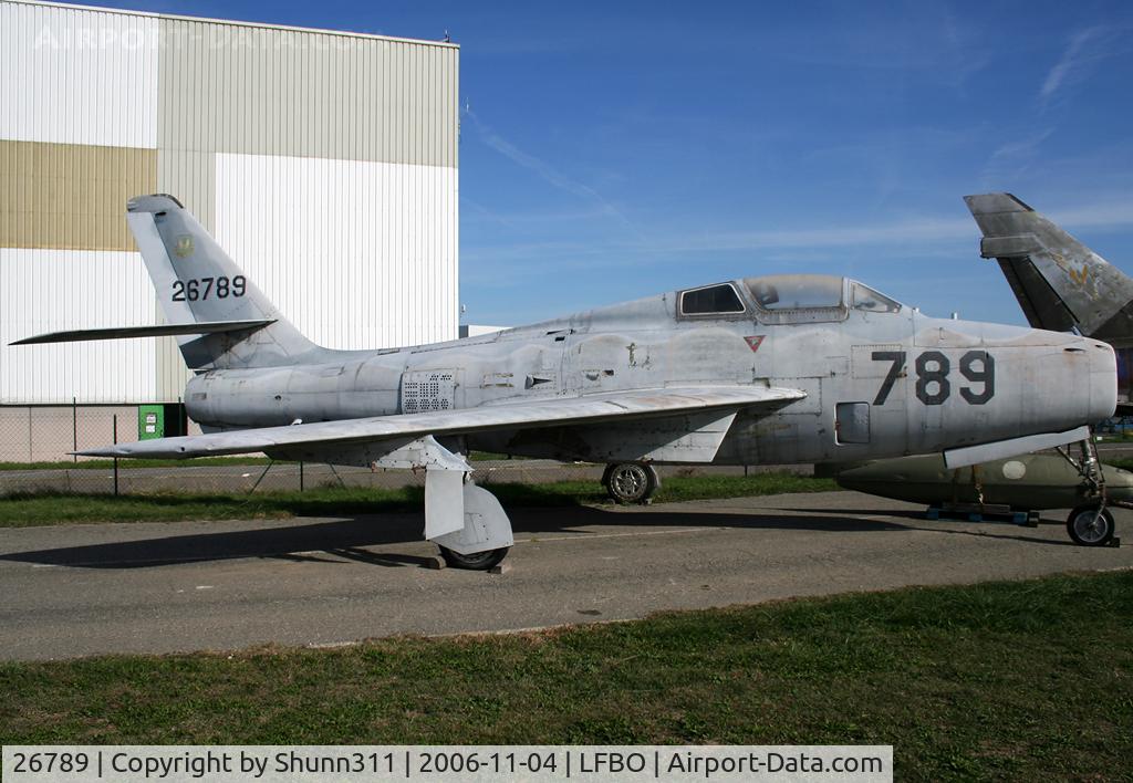 26789, 1952 Republic F-84F Thunderstreak C/N Not found 52-6789, Preserved inside Old Wings Association
