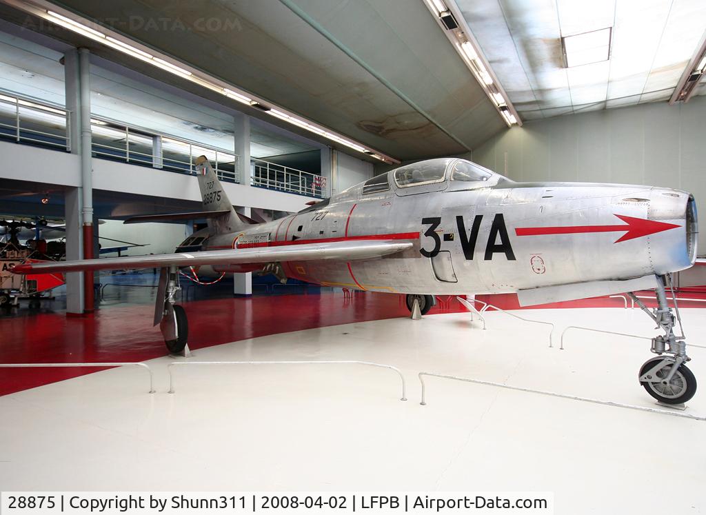 28875, Republic F-84F Thunderstreak C/N 727, Preserved @ Le Bourget Museum