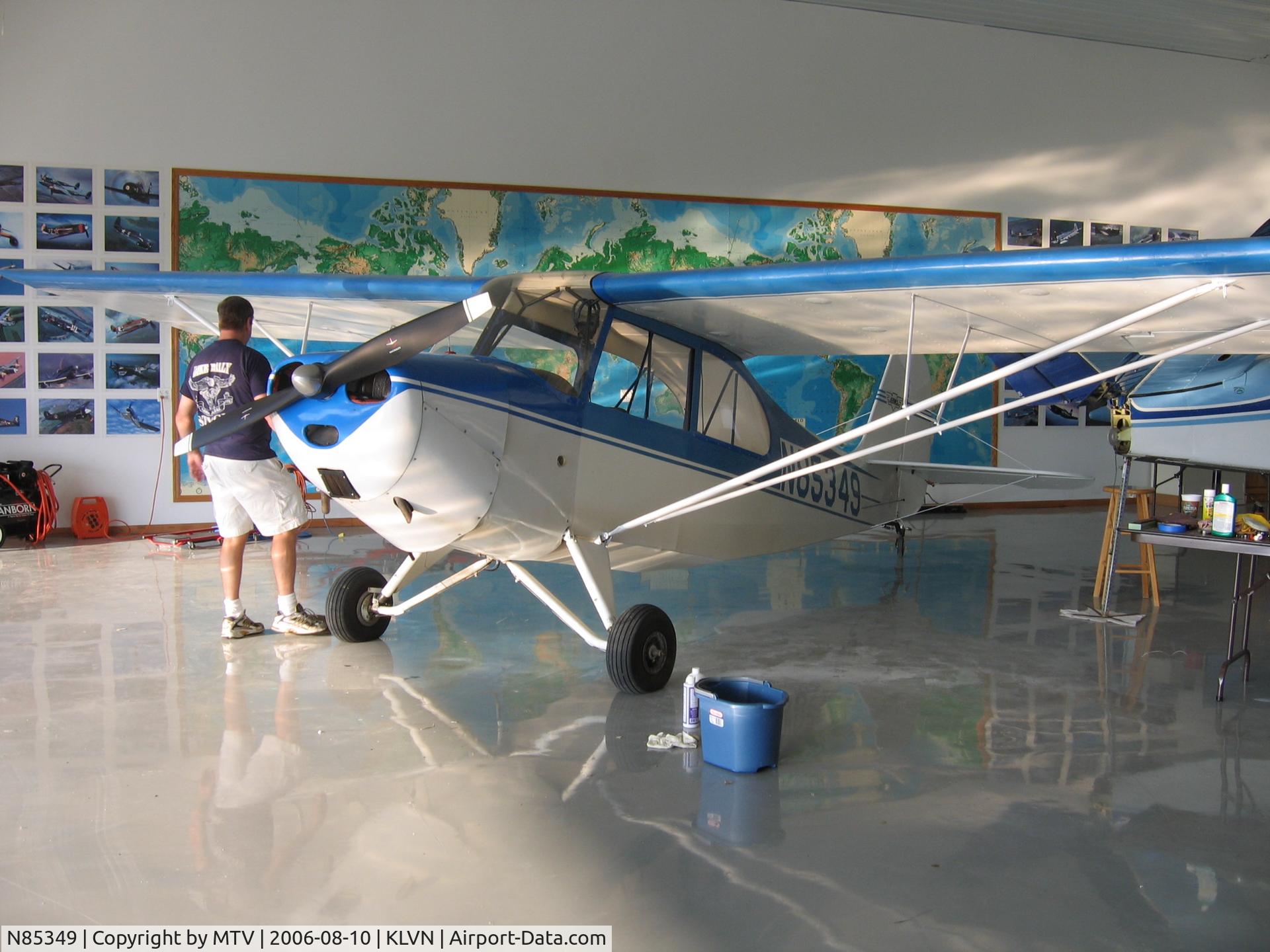 N85349, 1946 Aeronca 7AC Champion C/N 7AC-4089, Nice Hangar