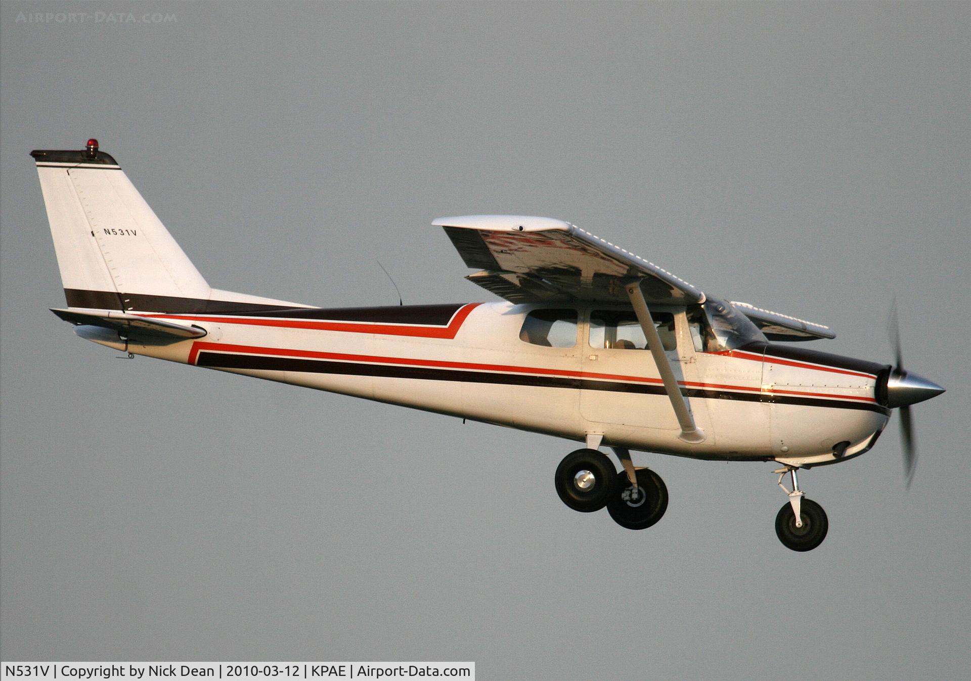 N531V, 1960 Cessna 175A Skylark C/N 56685, KPAE