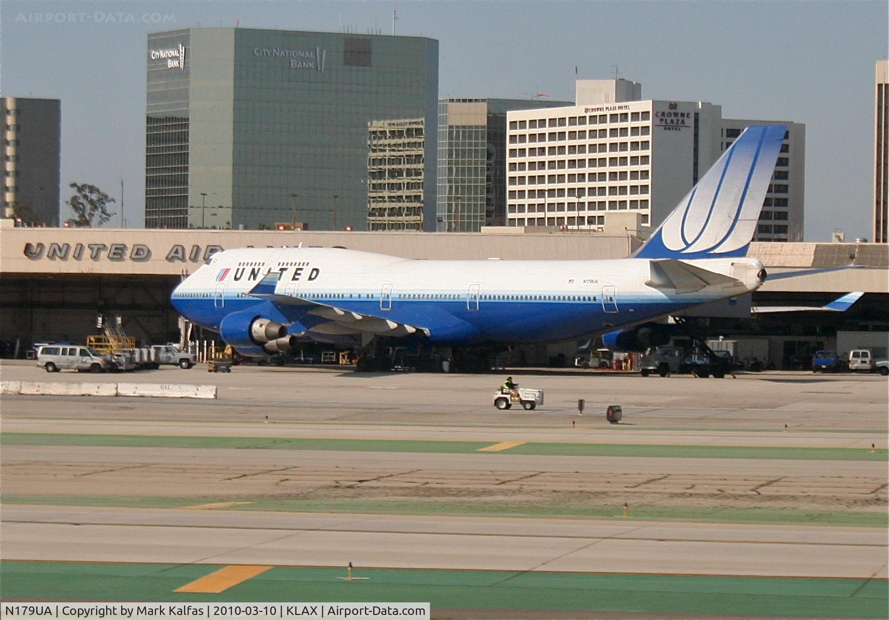 N179UA, 1991 Boeing 747-422 C/N 25158, United Airlines Boeing 747-422, N179UA at the United maintenance hangar KLAX.