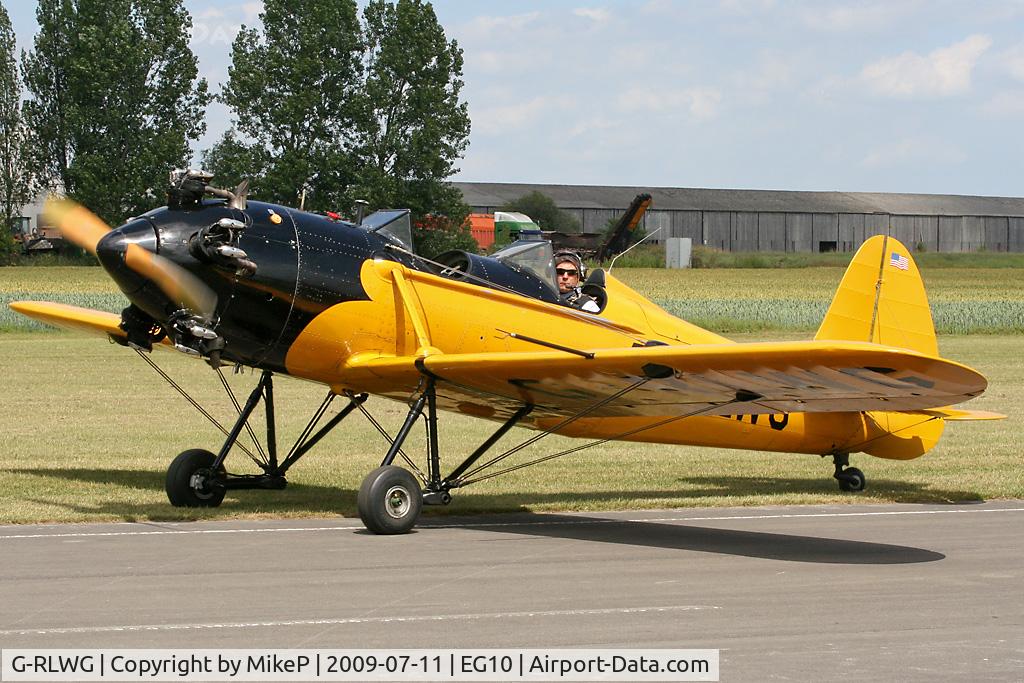 G-RLWG, 1942 Ryan PT-22 Recruit (ST3KR) C/N 1716, Taxiing in after a lively display routine.
