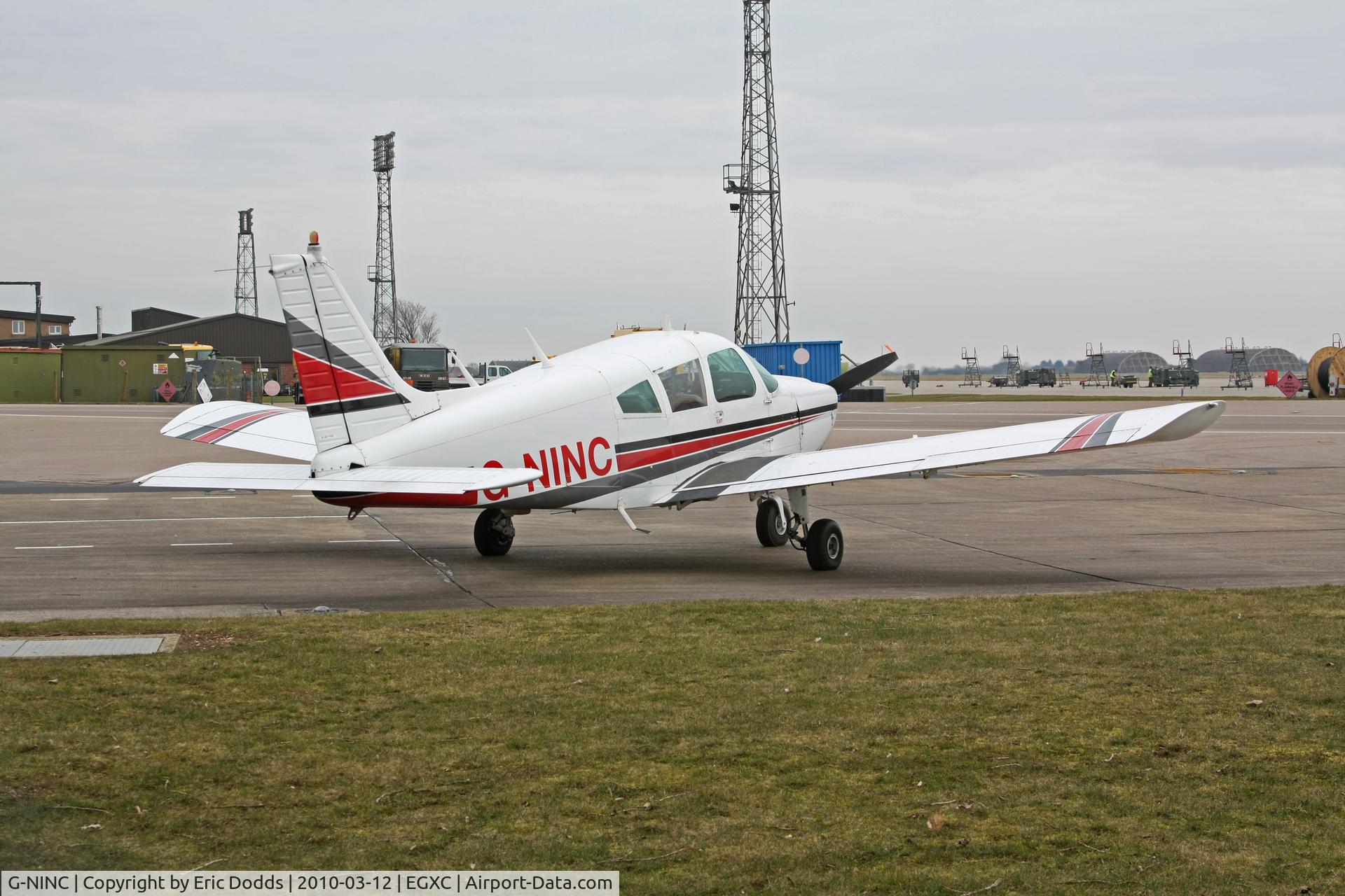 G-NINC, 1972 Piper PA-28-180 Cherokee C/N 28-7205016, BBMF hardstanding