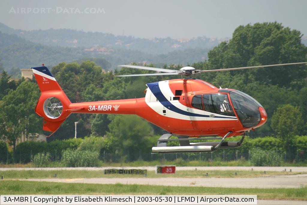 3A-MBR, Eurocopter EC-120B Colibri C/N 1179, at Cannes Airport