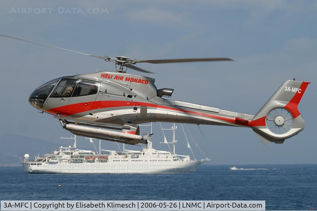 3A-MFC, Eurocopter EC-130B-4 (AS-350B-4) C/N 3768, at Monaco heliport