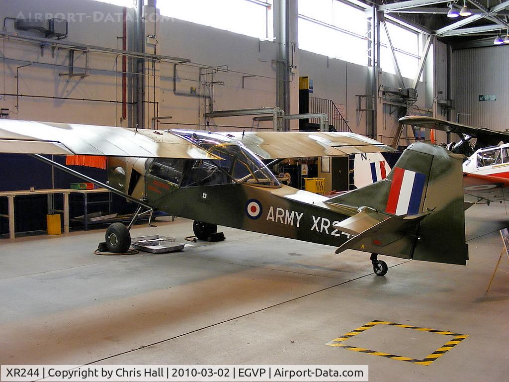 XR244, 1962 Auster AOP.9 C/N B5/10/181, Army Air Corps Historic Aircraft Flight