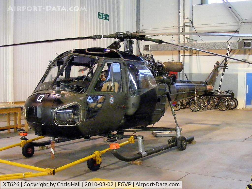 XT626, 1966 Westland Scout AH.1 C/N F9632, Army Air Corps Historic Aircraft Flight