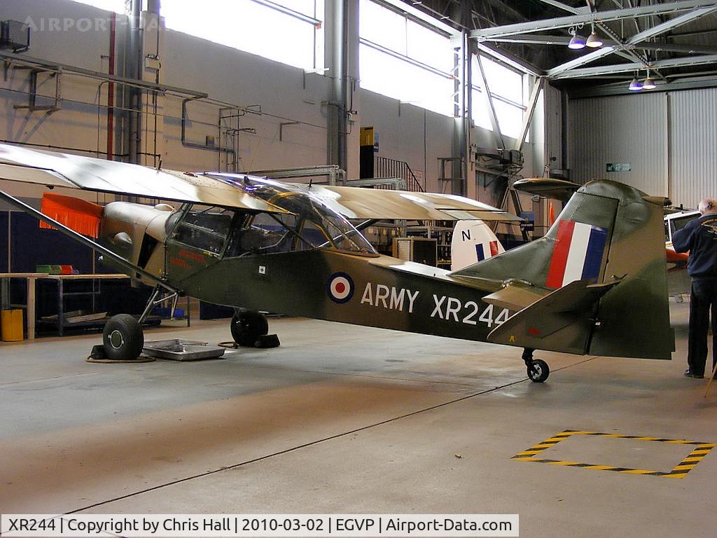 XR244, 1962 Auster AOP.9 C/N B5/10/181, Army Air Corps Historic Aircraft Flight