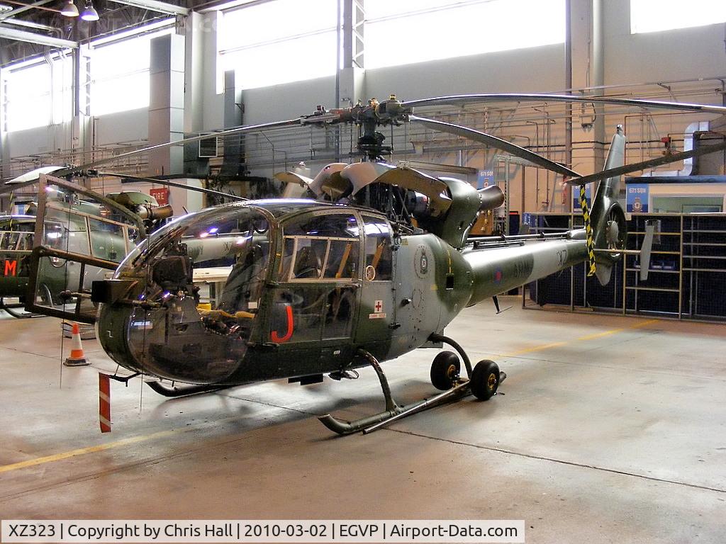 XZ323, 1977 Westland SA-341B Gazelle AH1 C/N 1631, Army Air Corps 671 Sqn