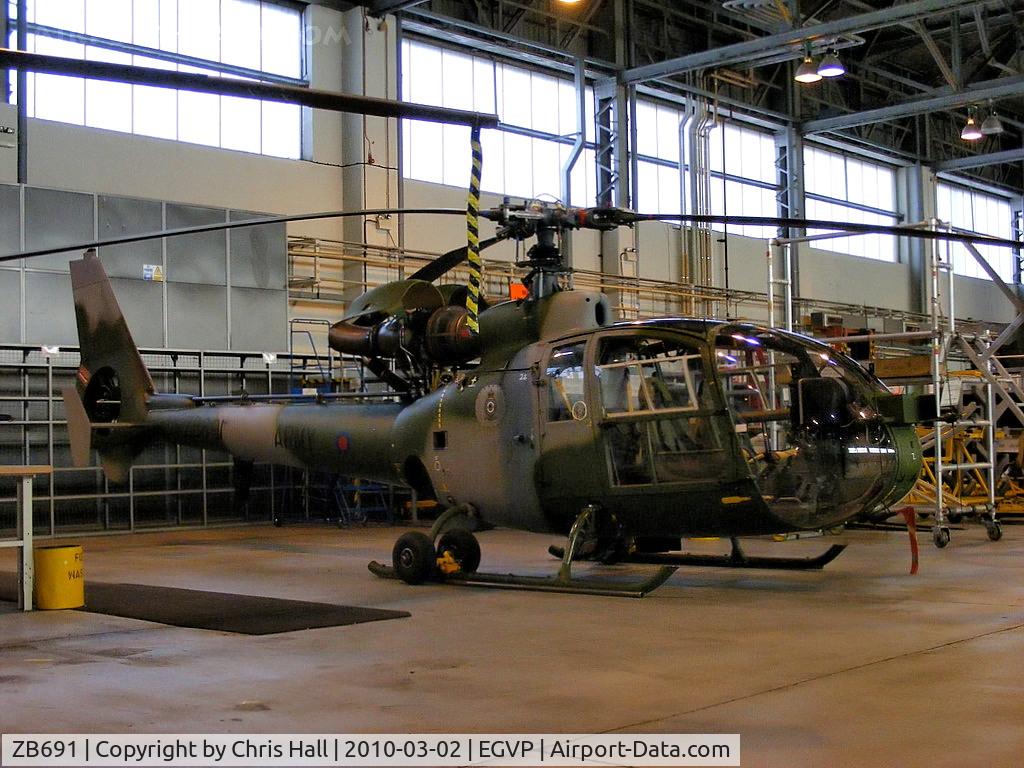 ZB691, Westland SA-341B Gazelle AH1 C/N WA2006, Westland Gazelle AH.1